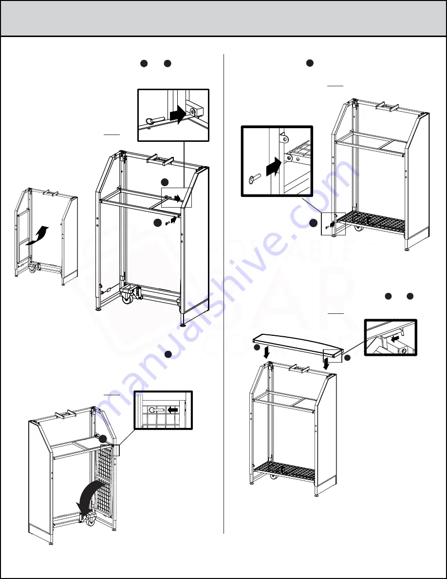 Portable Bar Company COMPACT BAR Setup Manual Download Page 5