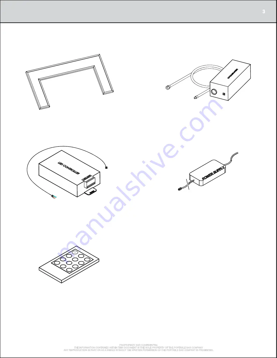 Portable Bar Company Distressed Bar Setup Manual Download Page 9