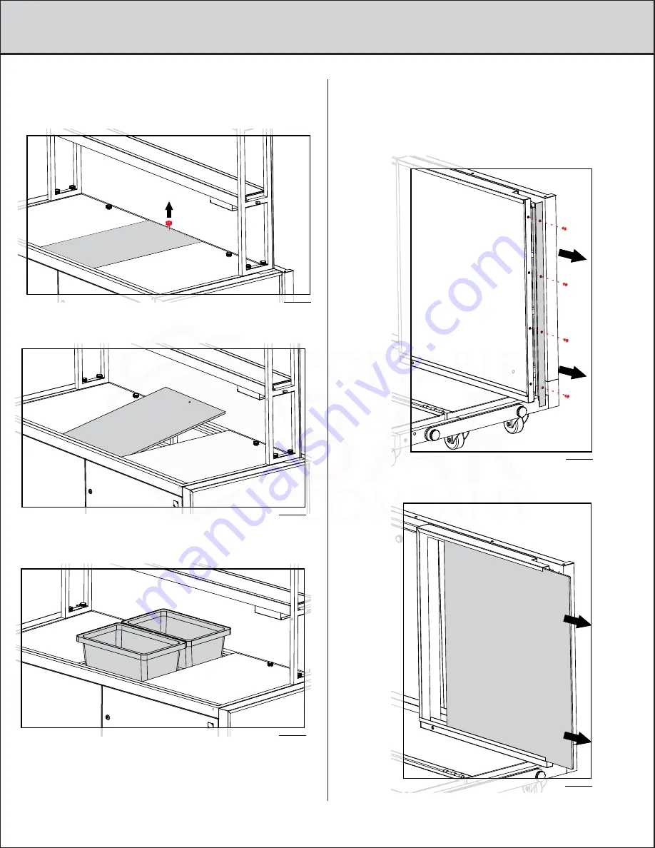 Portable Bar Company FOLD+ROLL BACK BAR Setup Manual Download Page 10