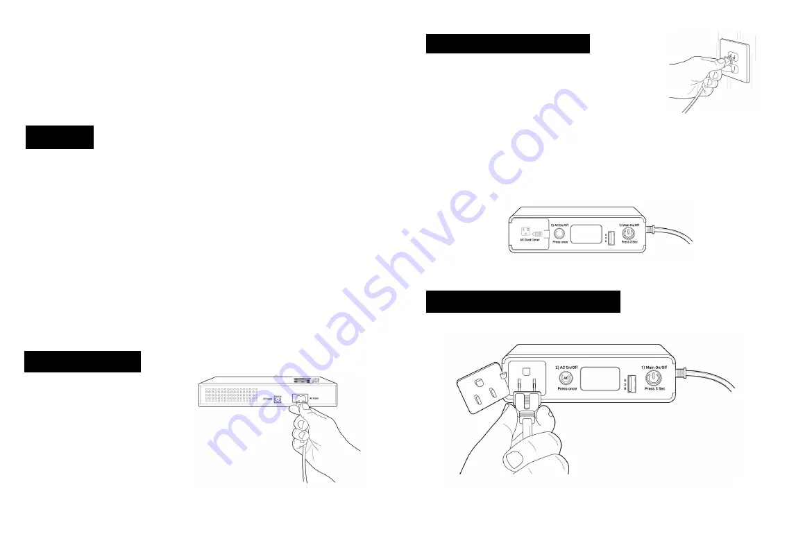 Portable Outlet PO160UPS Скачать руководство пользователя страница 2