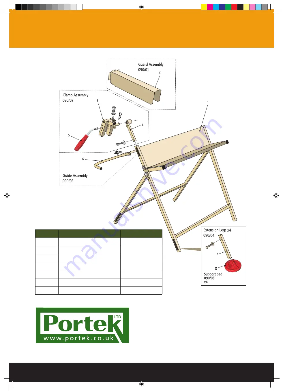 Portek Logmaster Скачать руководство пользователя страница 8