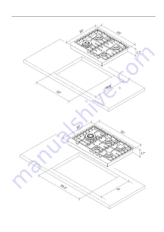 Porter & Charles CG60WOK-F Operating And Installation Instructions Download Page 21