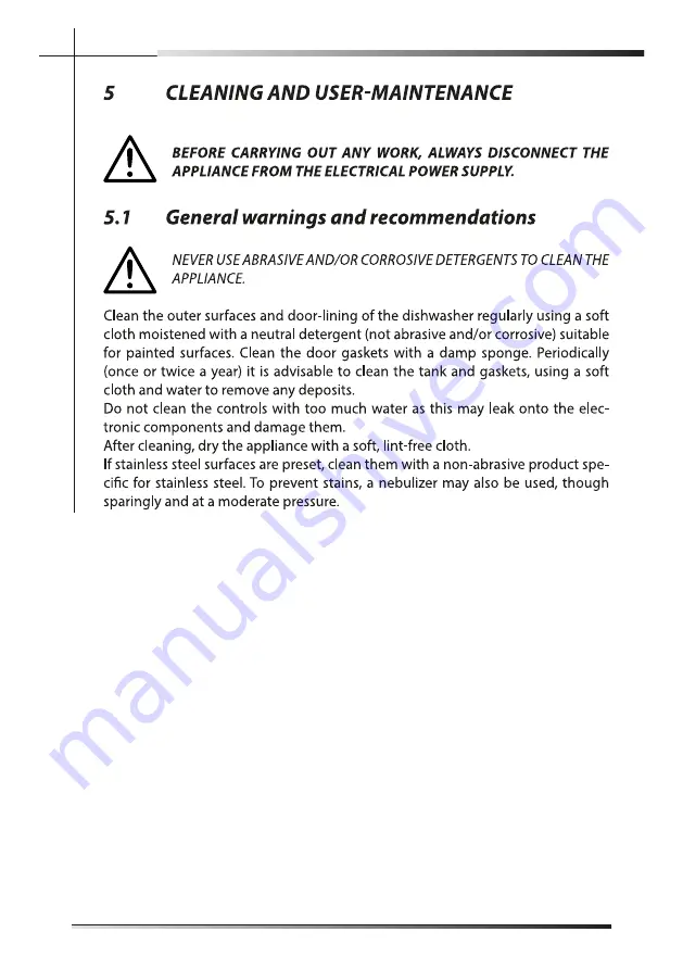 Porter & Charles DWTPC10SS Instructions Manual Download Page 28