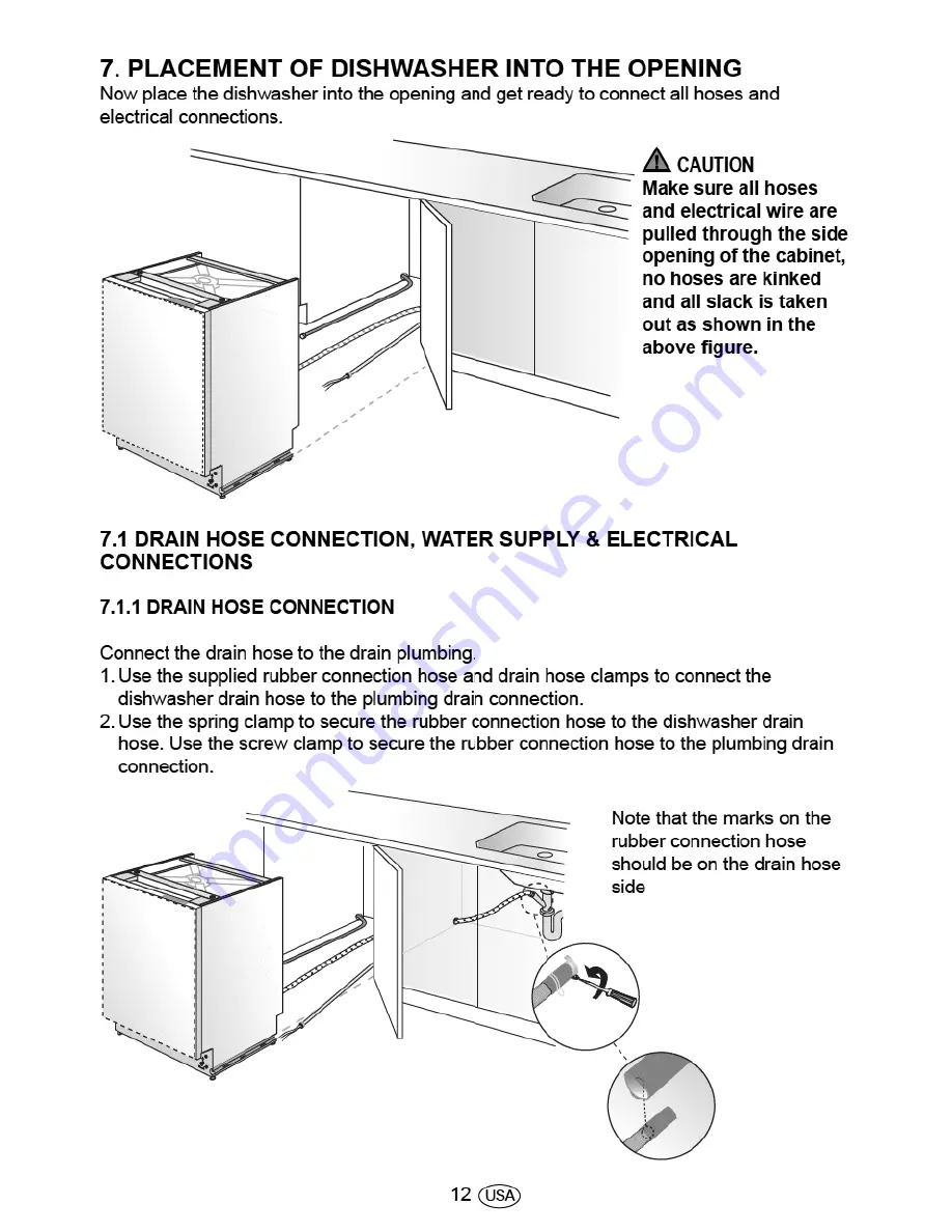 Porter & Charles DWTPC6FI Installation Manual Download Page 15