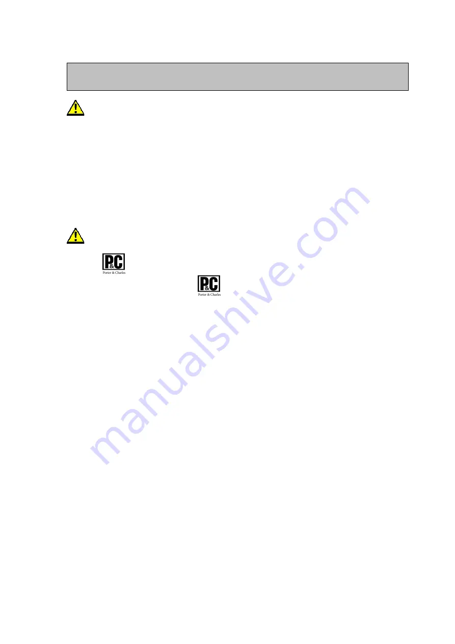 Porter & Charles SOPS76PS User Manual Download Page 70