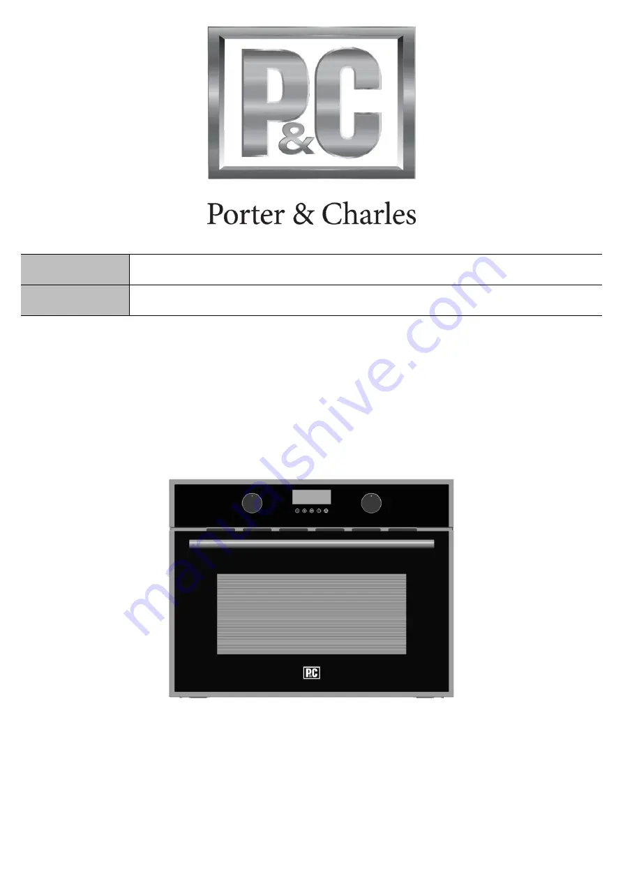 Porter & Charles STPS60TM-1 Instructions For Use Manual Download Page 1