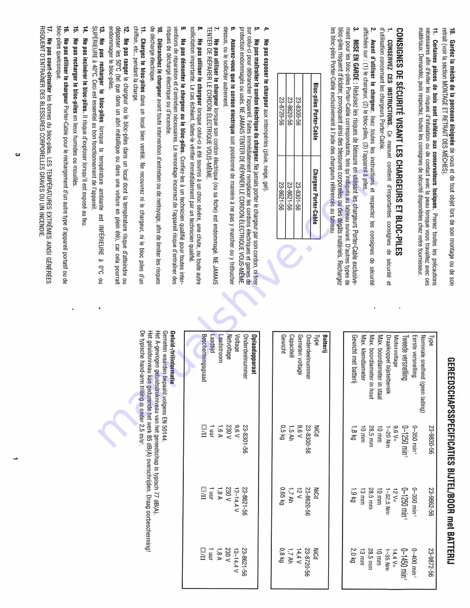 Porter-Cable 23-830-56 Instruction Manual Download Page 27