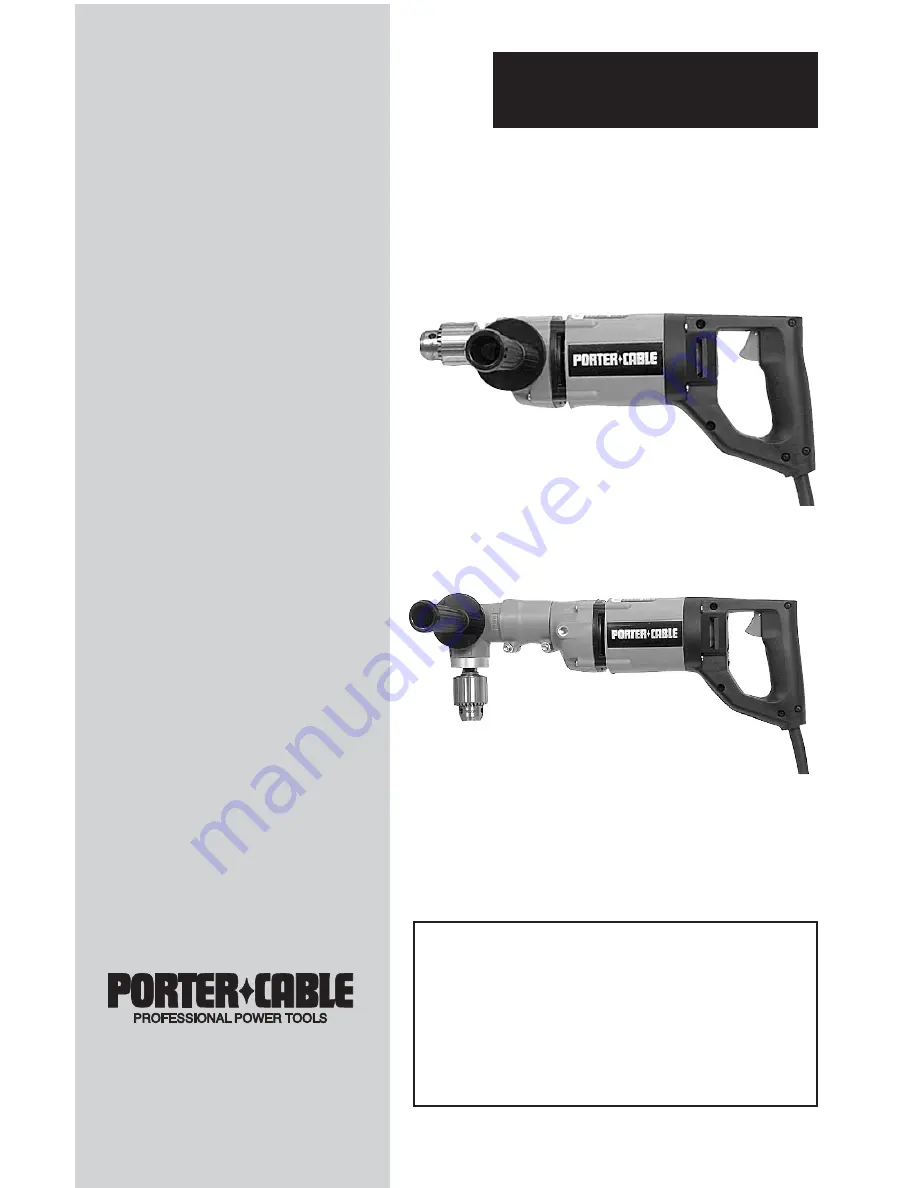 Porter-Cable 7554 Скачать руководство пользователя страница 1