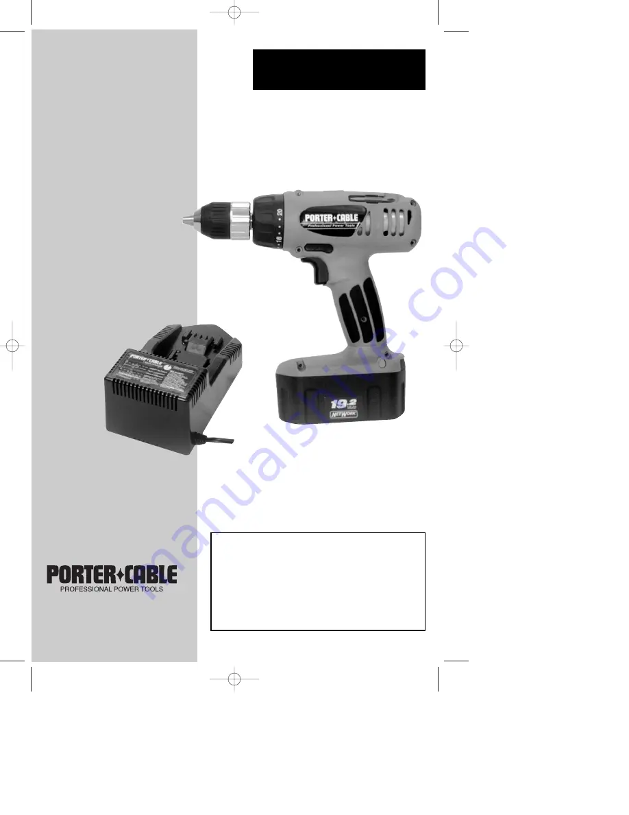 Porter-Cable 8624 Instruction Manual Download Page 1