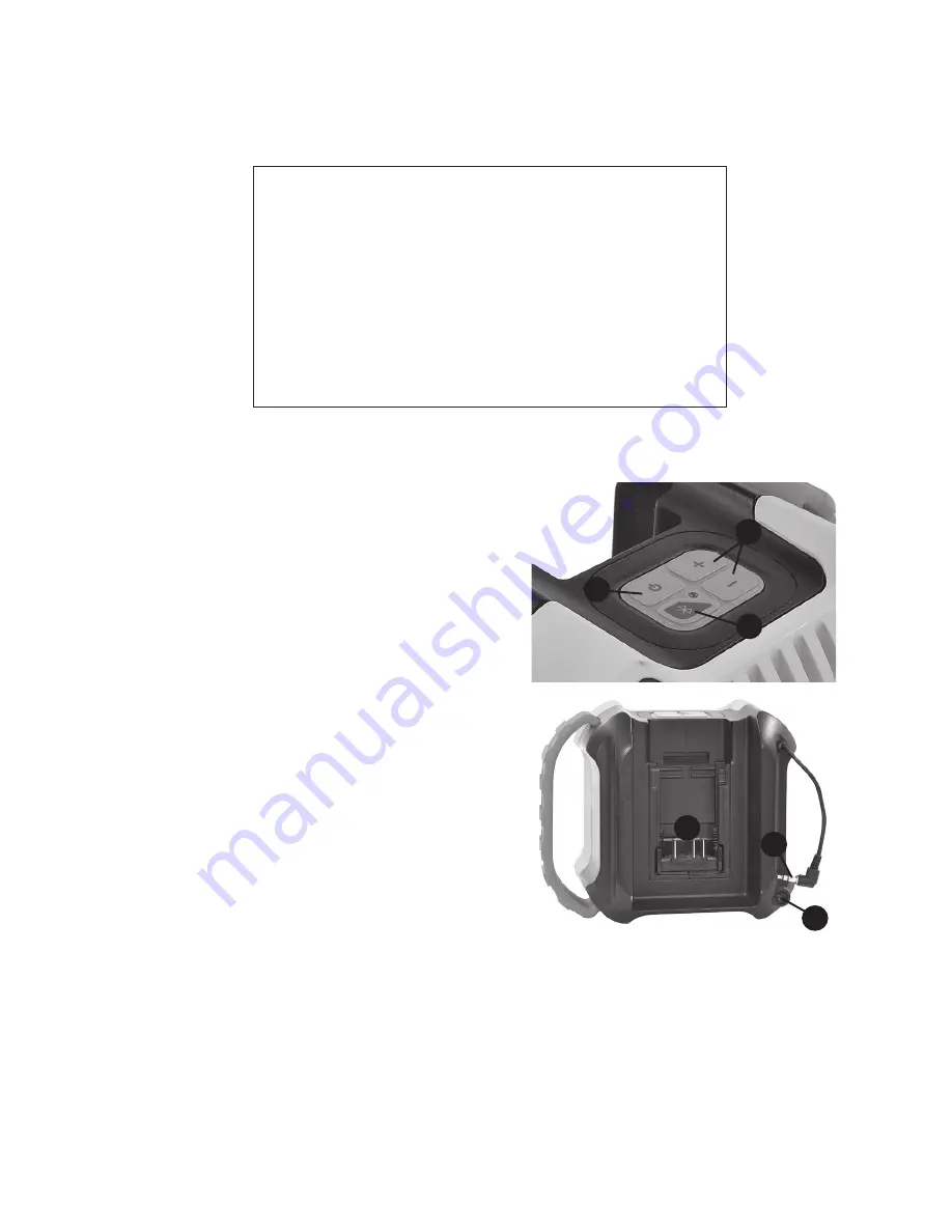 Porter-Cable BDBTS20 Instruction Manual Download Page 4