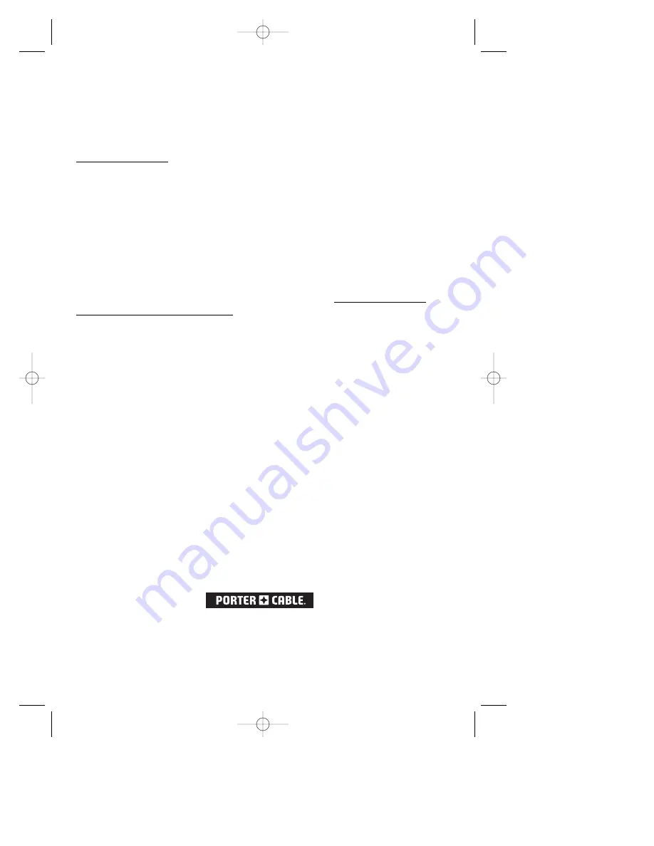 Porter-Cable PC13CSL Instruction Manual Download Page 15