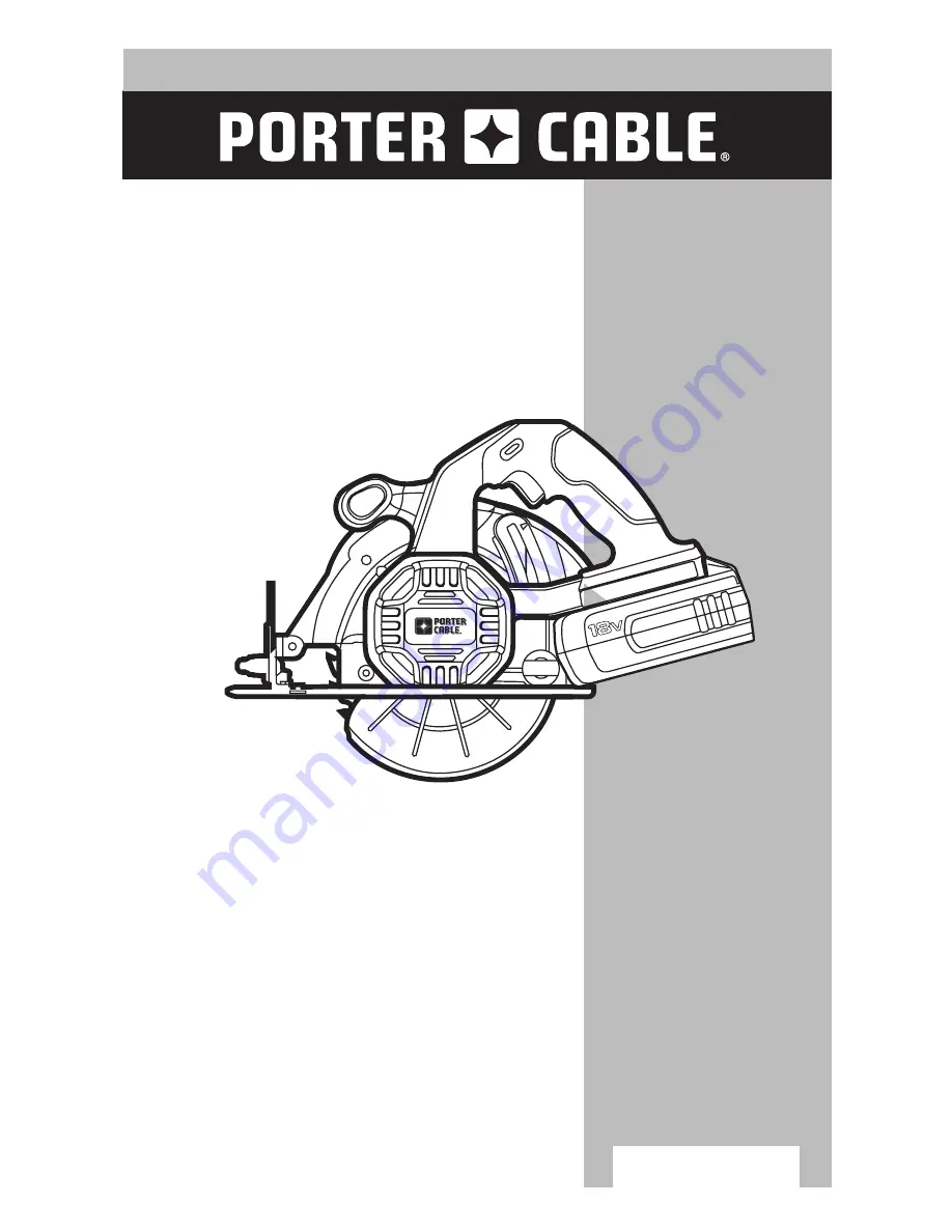 Porter-Cable PC186CS Скачать руководство пользователя страница 18