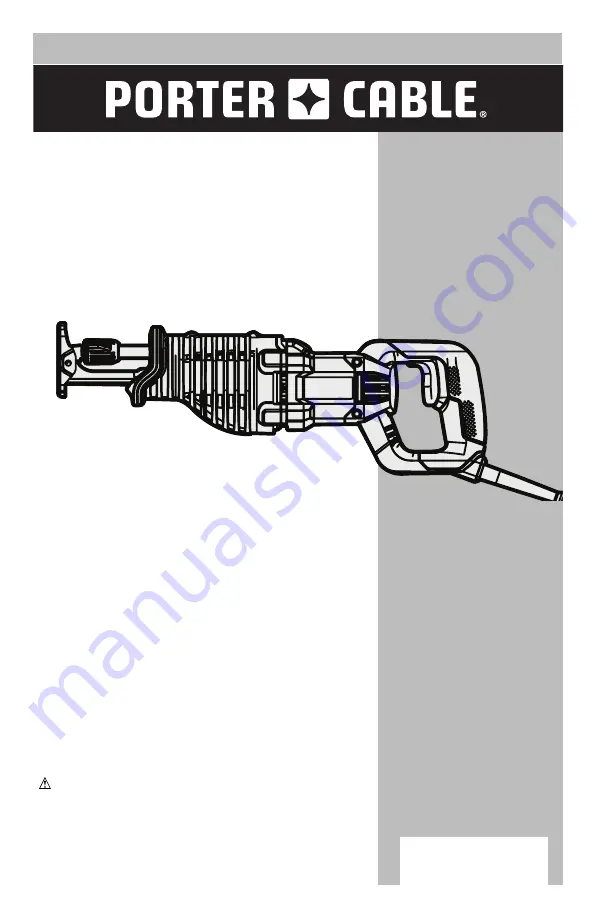 Porter-Cable PC75TRS Скачать руководство пользователя страница 1