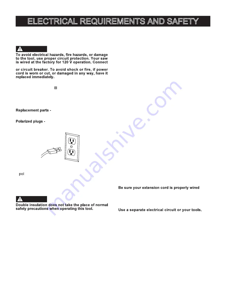 Porter-Cable PXMS12ISB Instruction Manual Download Page 8