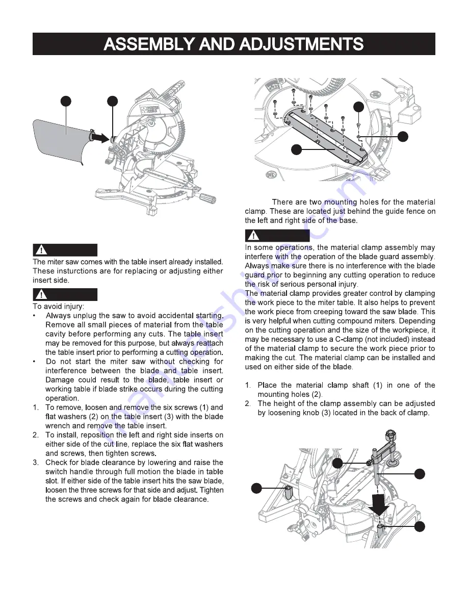 Porter-Cable PXMS12ISB Instruction Manual Download Page 16