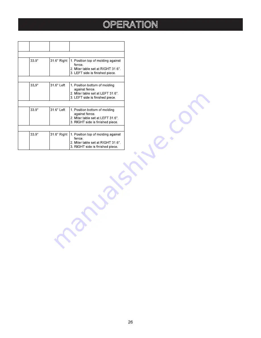 Porter-Cable PXMS12ISB Instruction Manual Download Page 26