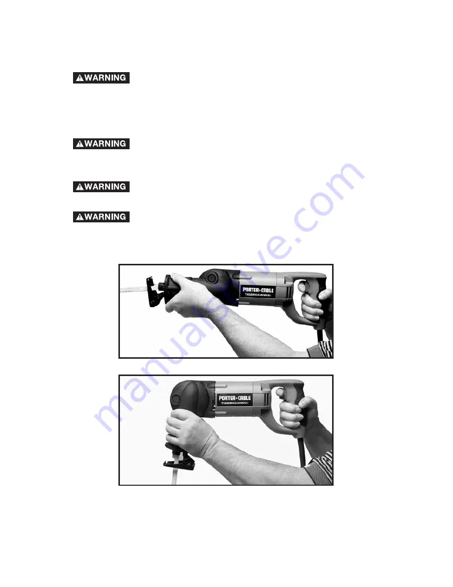 Porter-Cable TIGERCLAW 60179 Instruction Manual Download Page 13