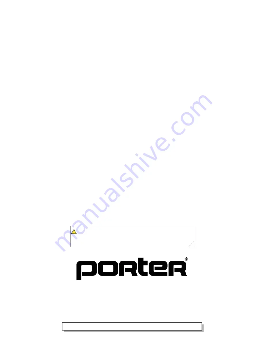 Porter 91101-100 Скачать руководство пользователя страница 32