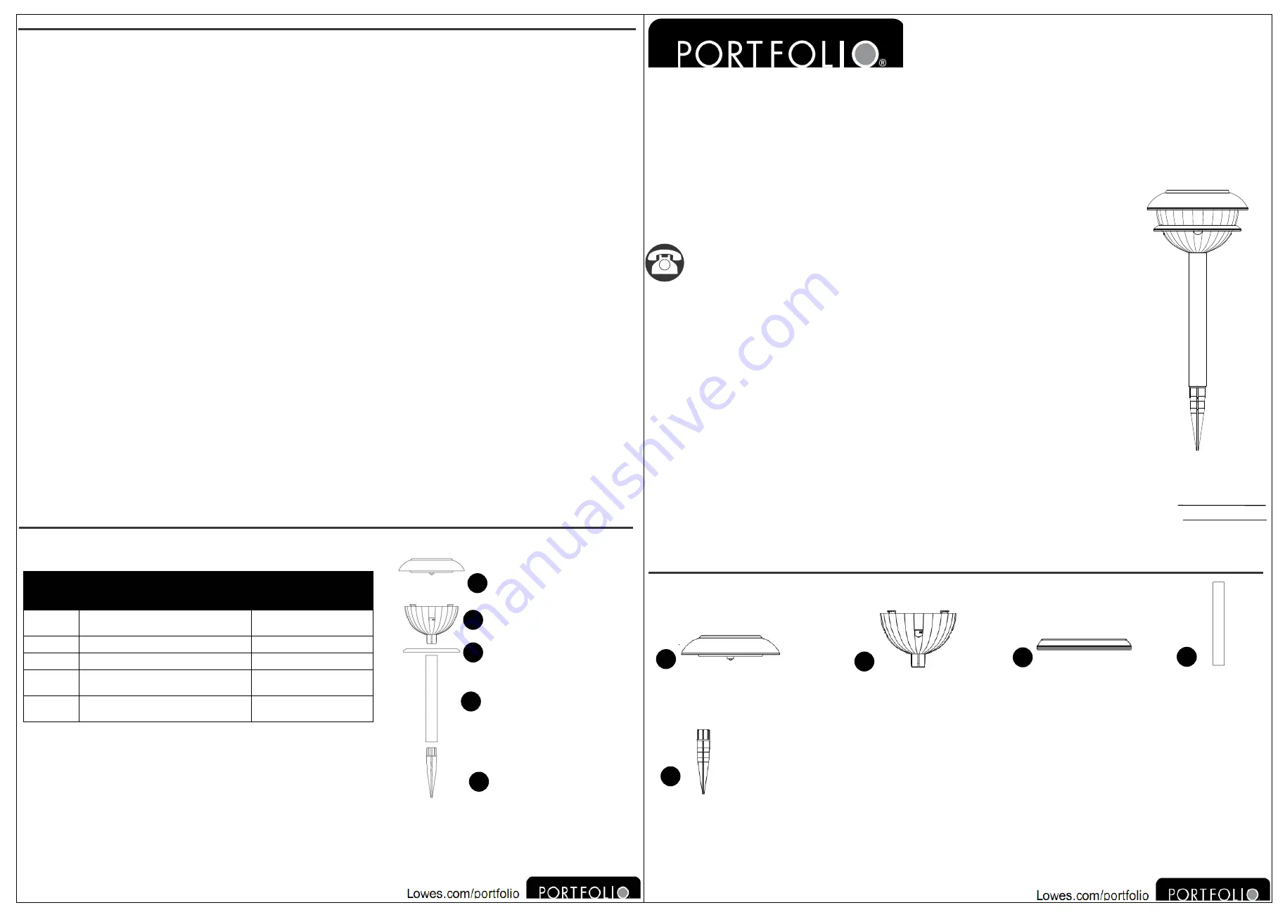 Portfolio RS40Pb-R8-RS-C8 Quick Start Manual Download Page 1