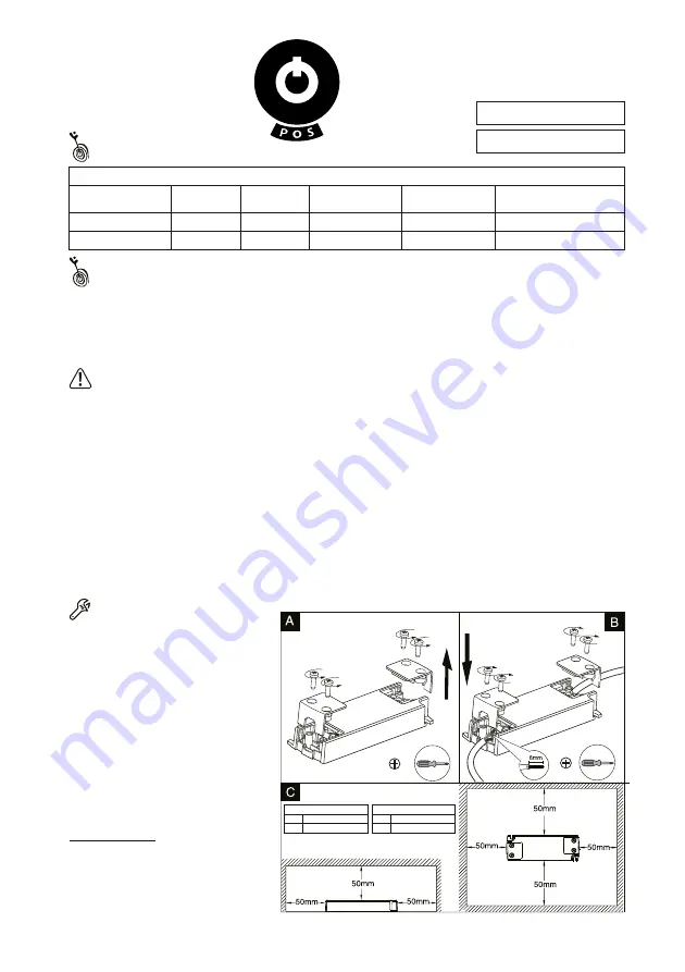 POS FTPC150V12-E Скачать руководство пользователя страница 2