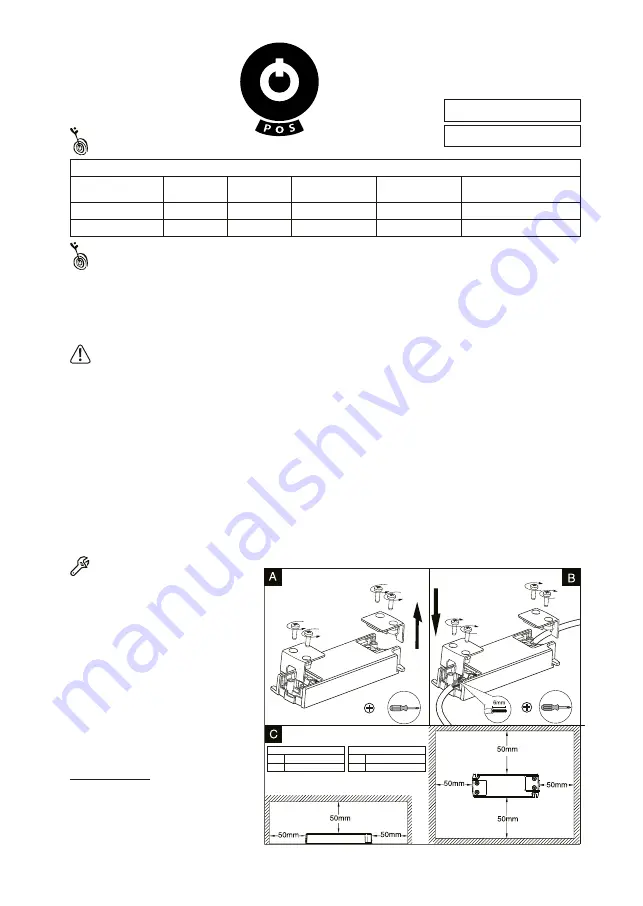 POS FTPC75V12-S Скачать руководство пользователя страница 2