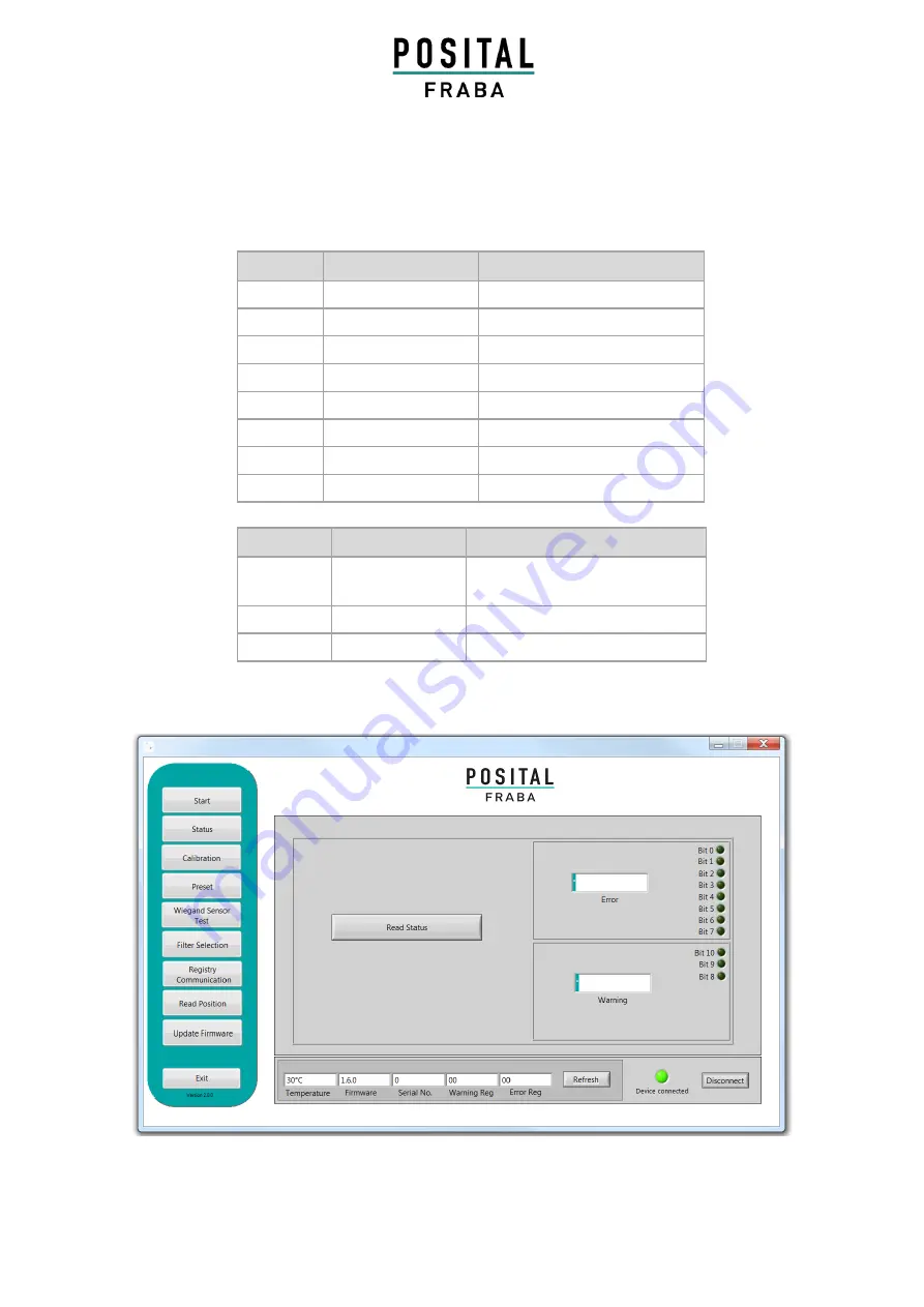 Posital Fraba KIT CONTROL BOX WITH GUI Скачать руководство пользователя страница 8