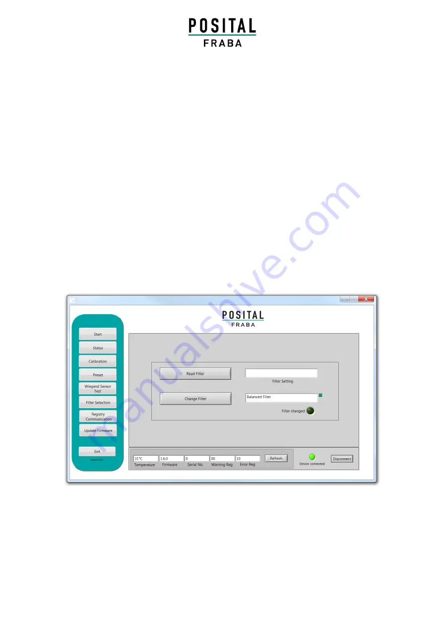 Posital Fraba KIT CONTROL BOX WITH GUI Manual Download Page 15