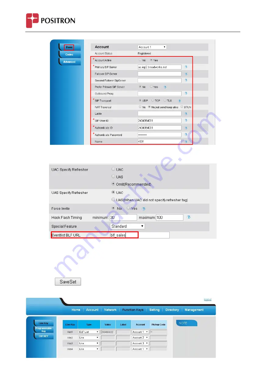 Positron IP304C User Manual Download Page 89