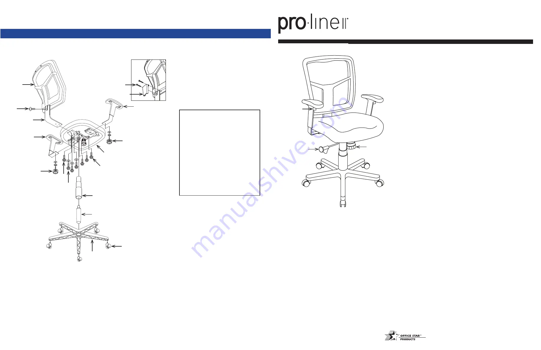 Posture Depot HW Basics Plus Assembly Instructions Download Page 1