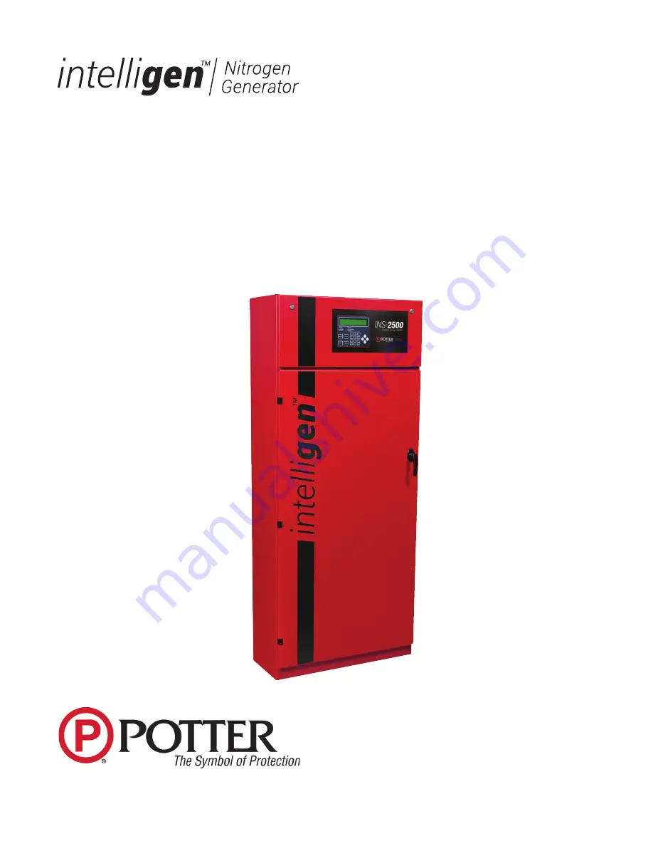 Potter Intelligen INS-2500 Installation, Operation And Instruction Manual Download Page 1