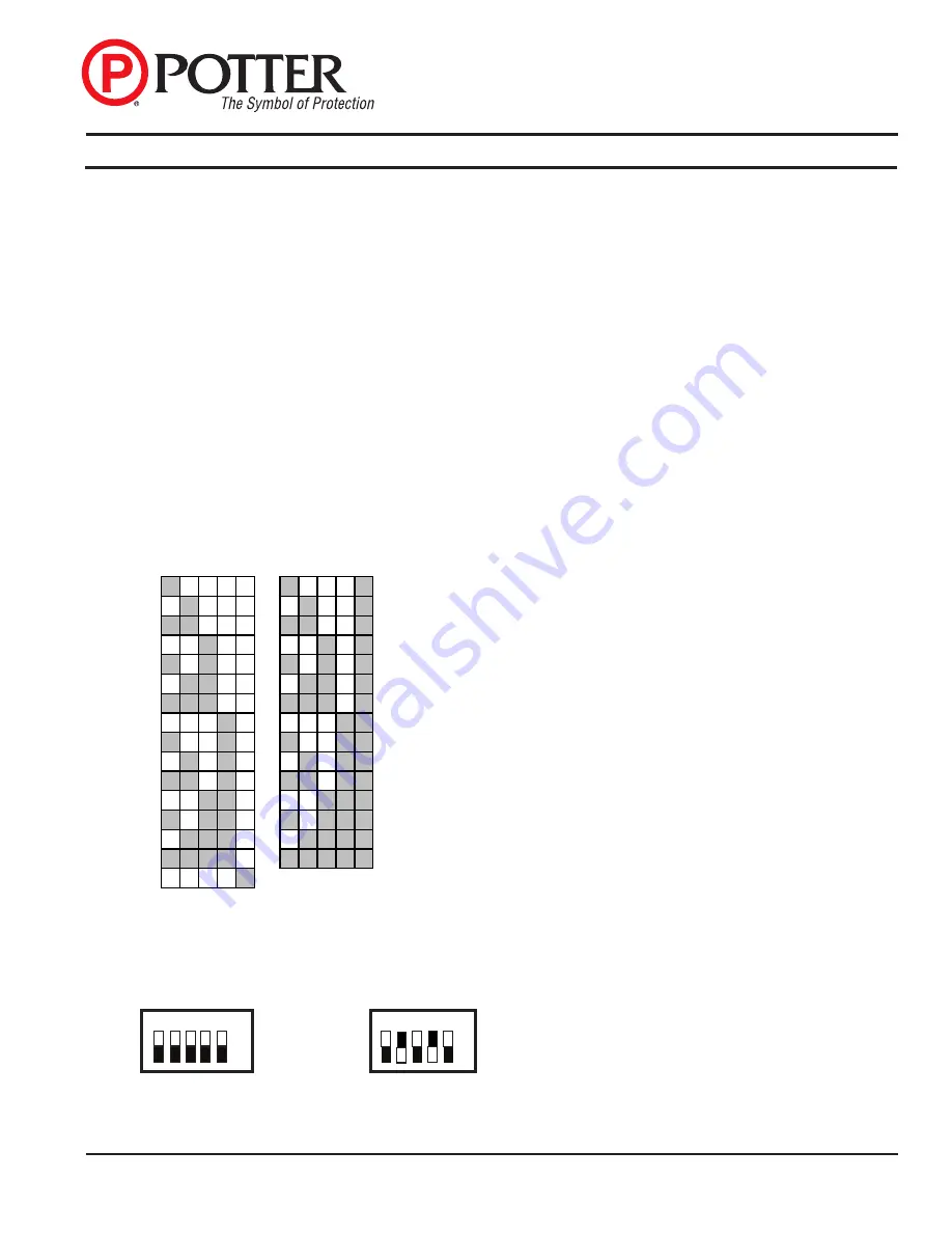 Potter PAD100-SLCE Installation Manual Download Page 1