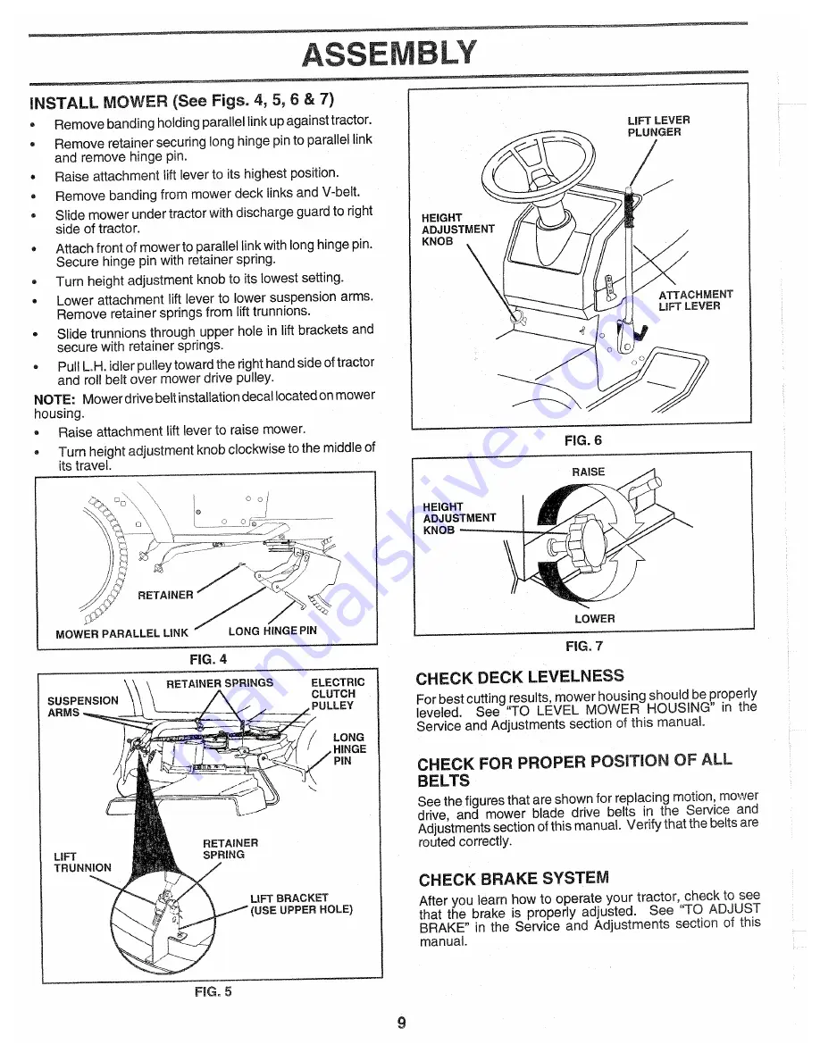 Poulan Pro 139700 Owner'S Manual Download Page 9