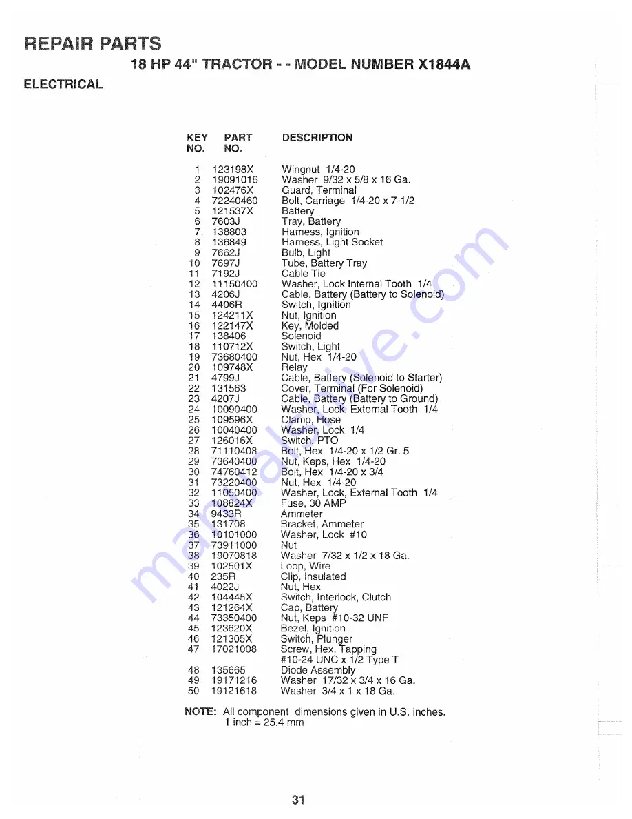 Poulan Pro 139700 Owner'S Manual Download Page 31