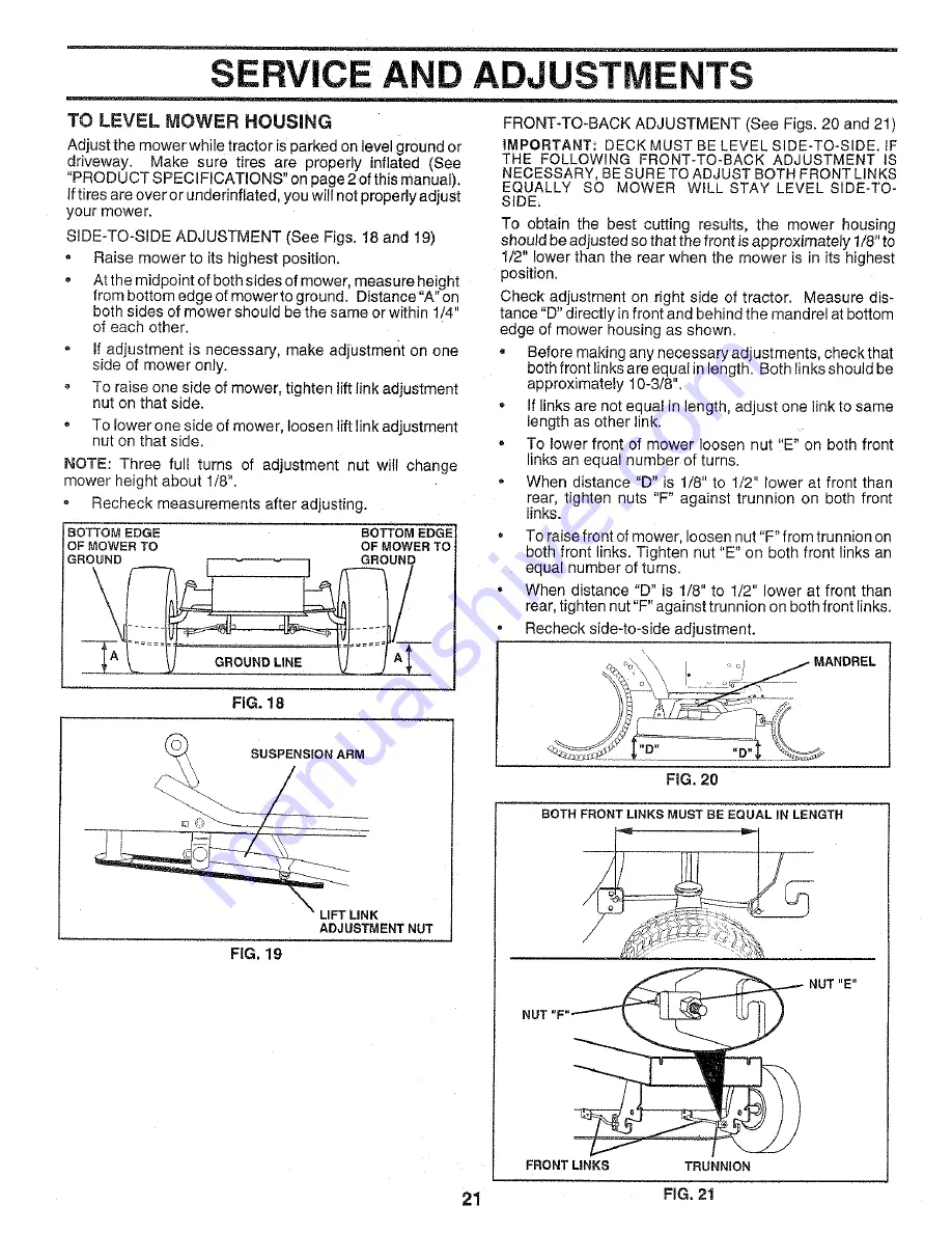 Poulan Pro 159699 Owner'S Manual Download Page 21