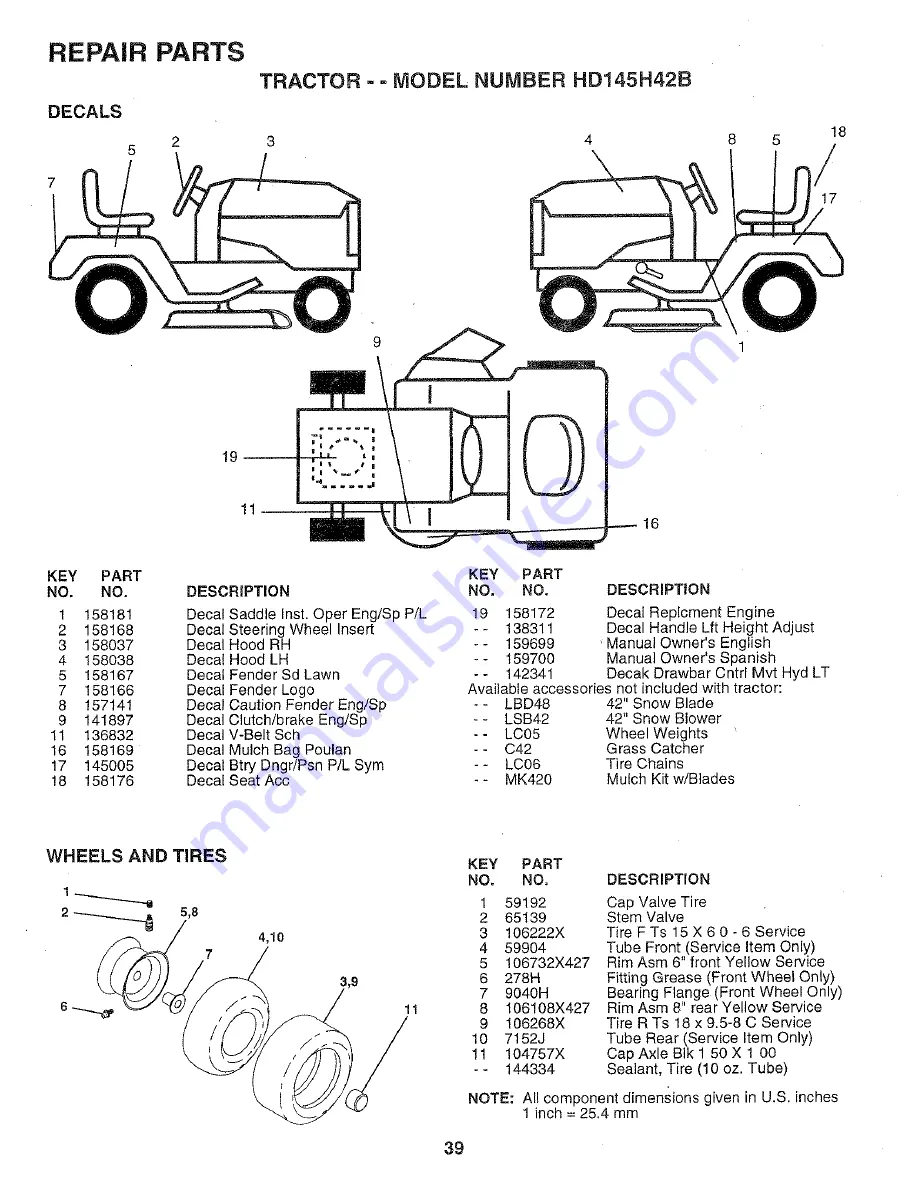 Poulan Pro 159699 Owner'S Manual Download Page 39