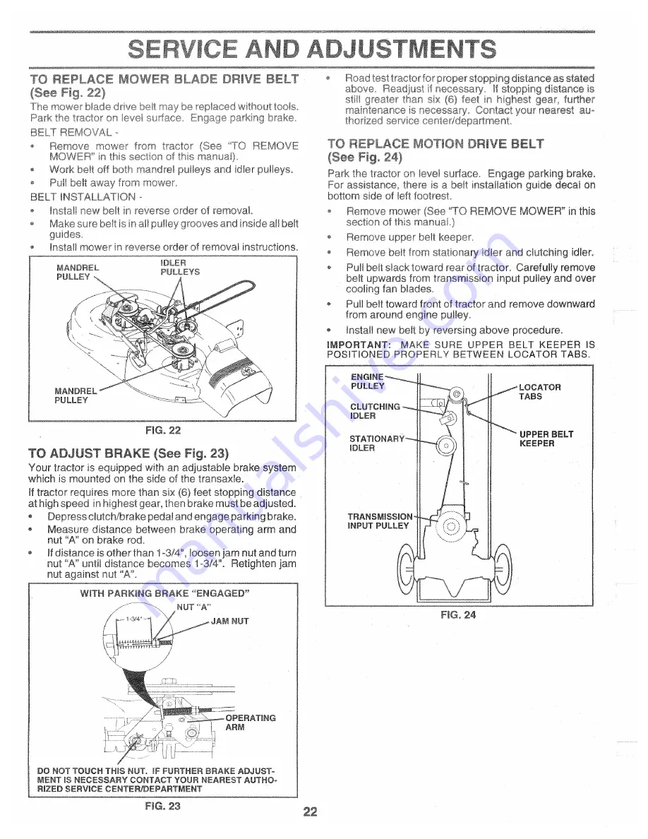 Poulan Pro 160464 Скачать руководство пользователя страница 22