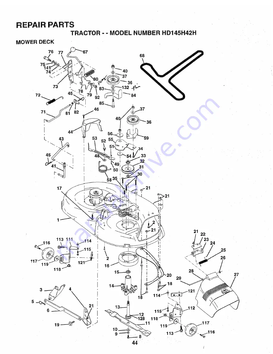 Poulan Pro 163022 Скачать руководство пользователя страница 44