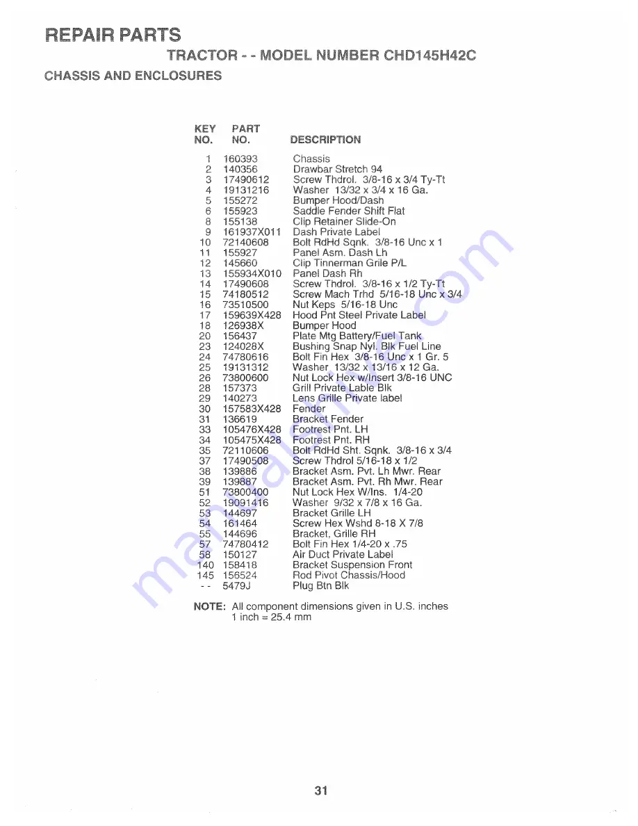 Poulan Pro 163598 Owner'S Manual Download Page 29