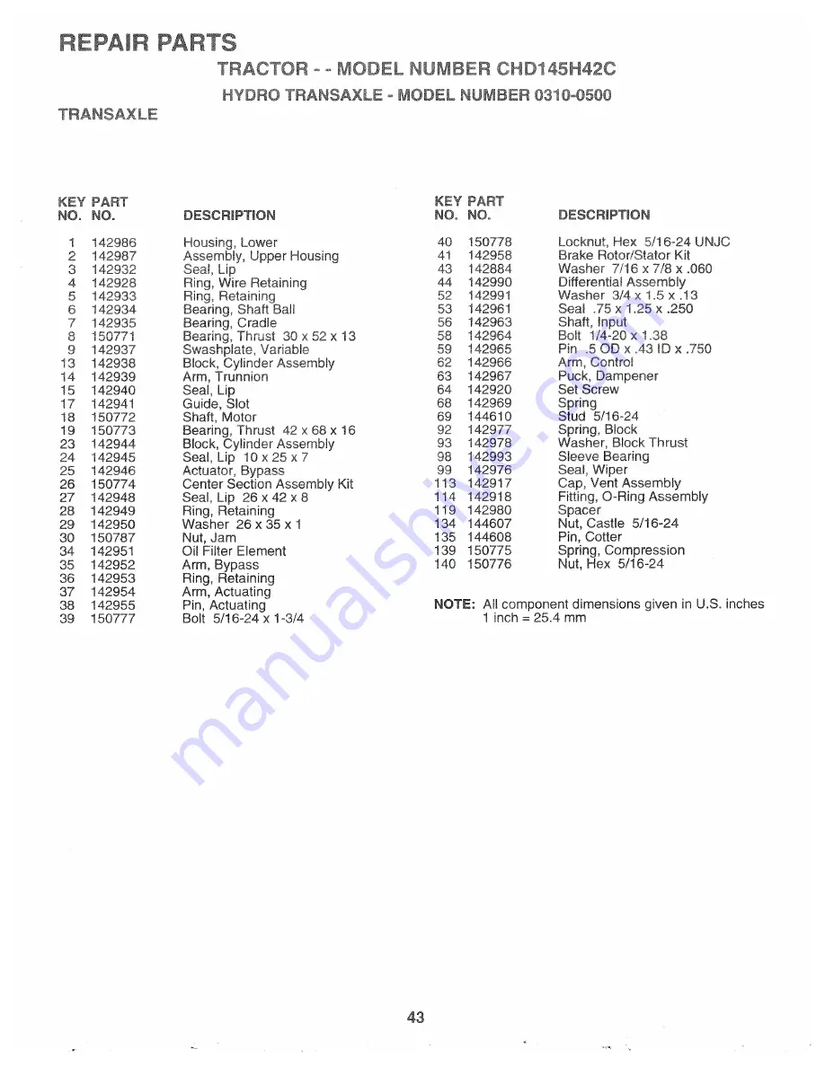 Poulan Pro 163598 Owner'S Manual Download Page 39