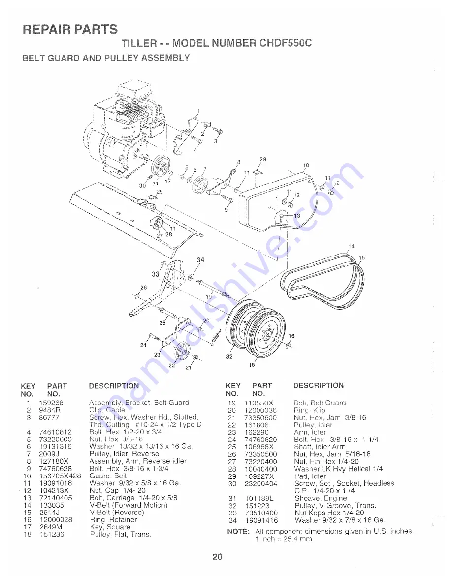 Poulan Pro 163760 Скачать руководство пользователя страница 20