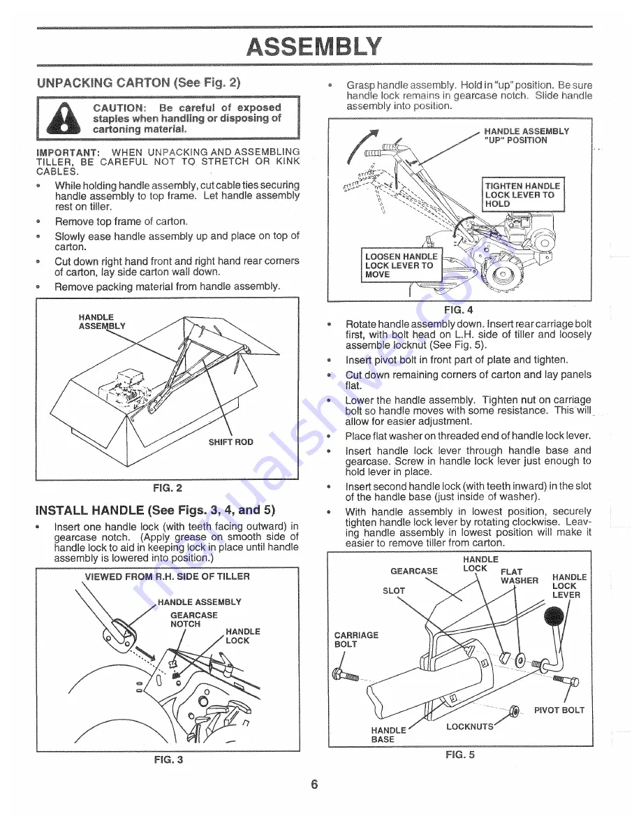 Poulan Pro 164744 Owner'S Manual Download Page 6