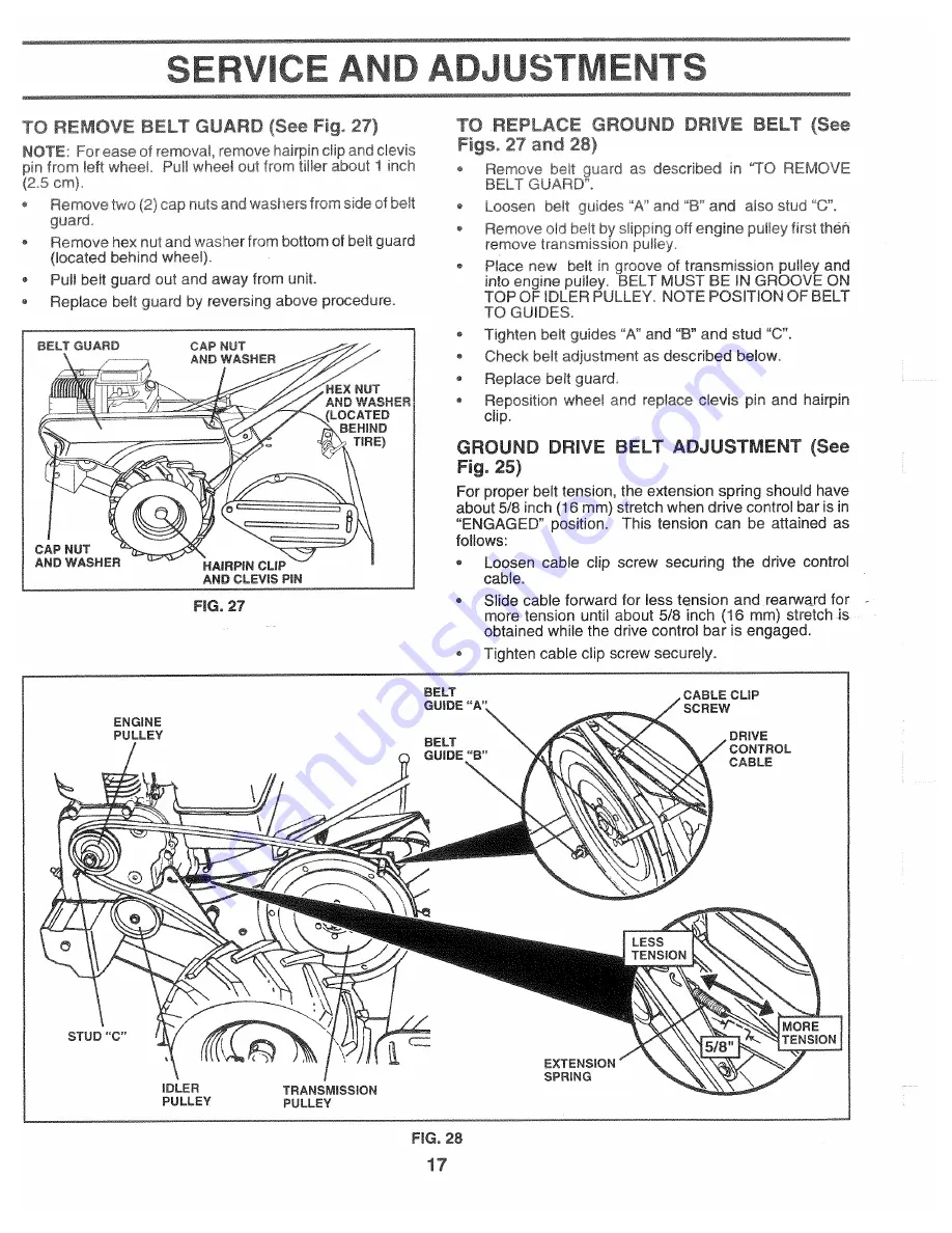 Poulan Pro 164744 Owner'S Manual Download Page 17