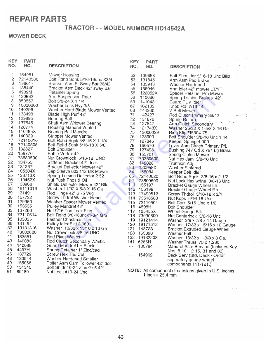 Poulan Pro 166120 Owner'S Manual Download Page 41