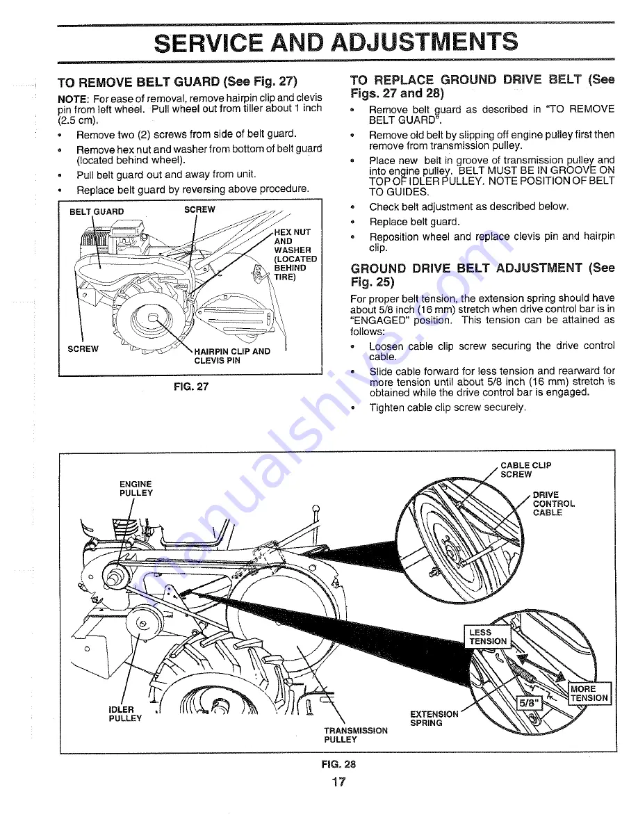 Poulan Pro 167577 Owner'S Manual Download Page 17