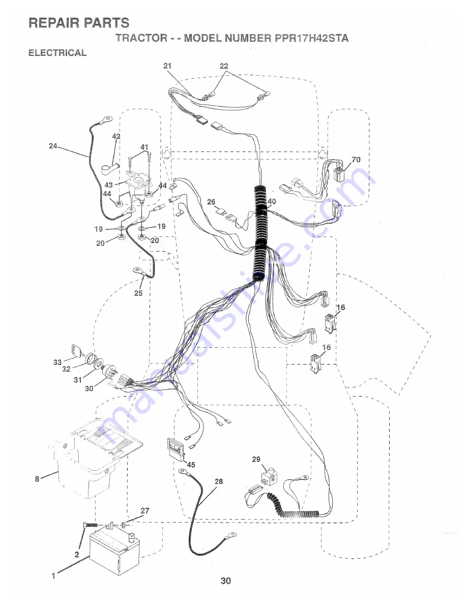 Poulan Pro 168737 Owner'S Manual Download Page 30