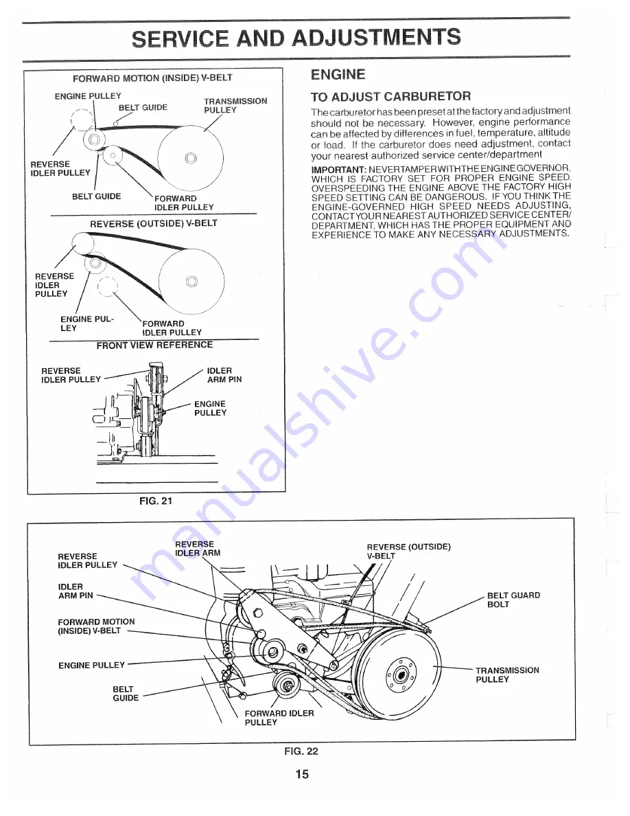 Poulan Pro 184860 Скачать руководство пользователя страница 15