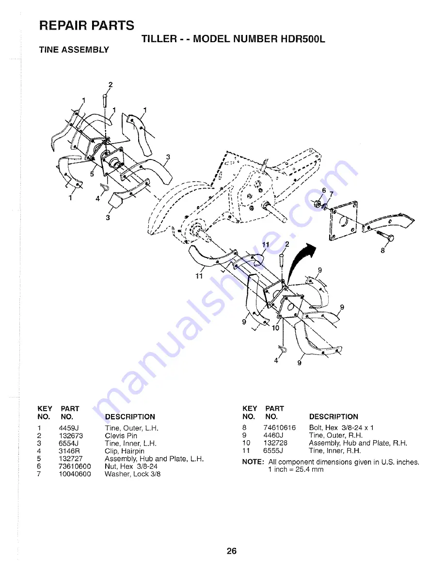 Poulan Pro 184877 Owner'S Manual Download Page 26