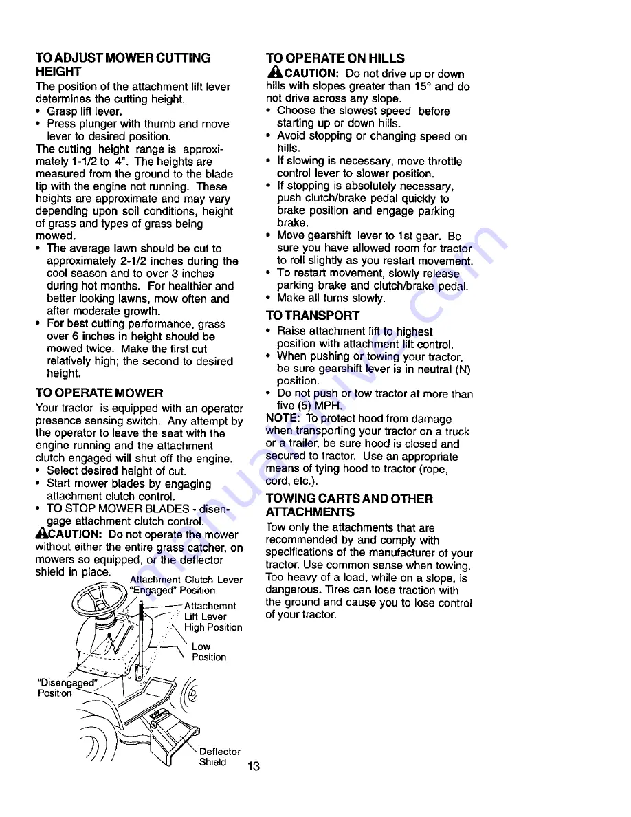 Poulan Pro 270451 Owner'S Manual Download Page 13