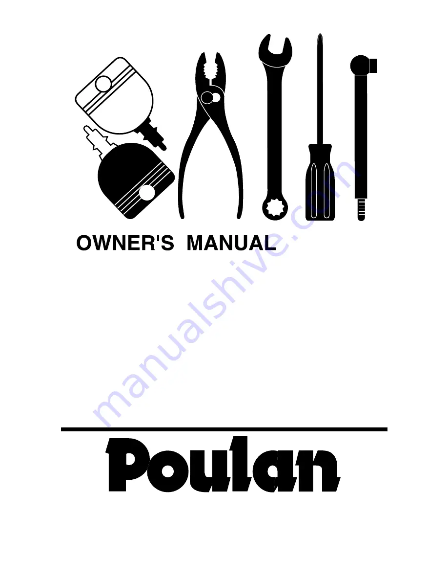 Poulan Pro 271150 Owner'S Manual Download Page 1