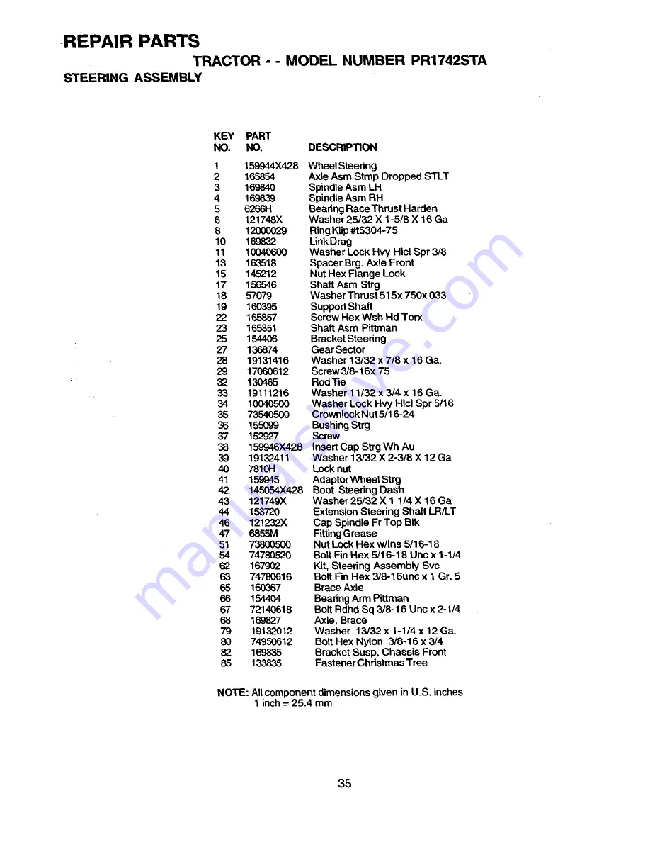 Poulan Pro 279810 Owner'S Manual Download Page 35